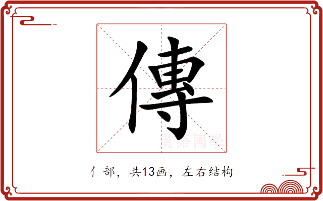 傳 傳