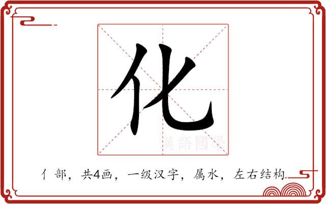 化 化