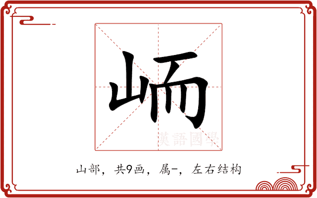 峏 峏