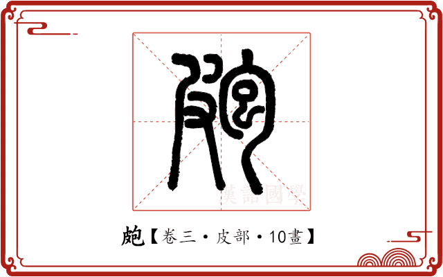 皰 皰