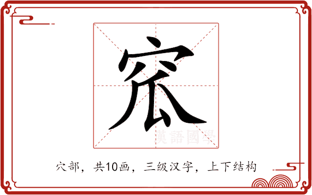 窊 窊