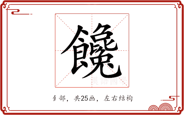 饞 饞