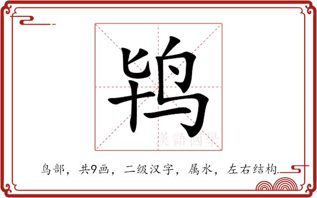 鸨 鸨